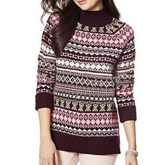 New York & Company Sweaters - New York & Company Sweater Sz Medium Burgundy NWT